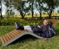 Сапожки-носочки пуховые "Comfort Socks Travel Grass" Blue, 36-39 р.