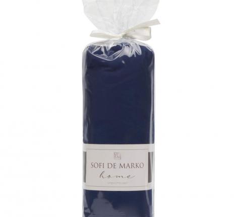 Простыня на резинке "Sofi de Marko" Мармис (сапфир) Сатин, 200х200х30