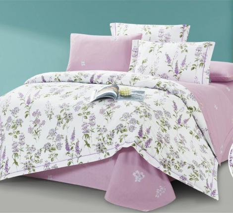 Постельное бельё Madame Plumes "LAVENDER LULLABY" XC-11 Сатин, Евро