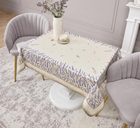 Скатерть с пропиткой "ДУША ПРОВАНСА" 110х140 см, бежевый