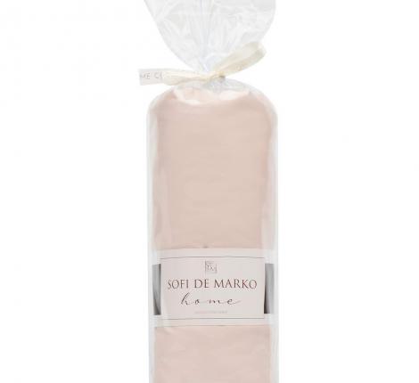 Простыня на резинке "Sofi de Marko" Мармис (персик) Сатин, 200х200х30