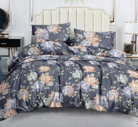 Постельное бельё "Cleo" Art Color 15/285-AC Полисатин, 1,5 спальный