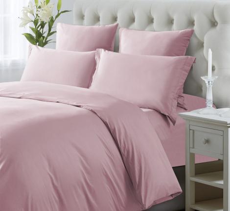 Постельное бельё "KARTEKS" Сатин однотонный SKO-030, 2 спальный