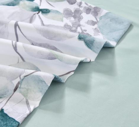 Постельное белье "Sofi de Marko" Дакота (зеленая) Модерн 1 Сатин, 2 спальный