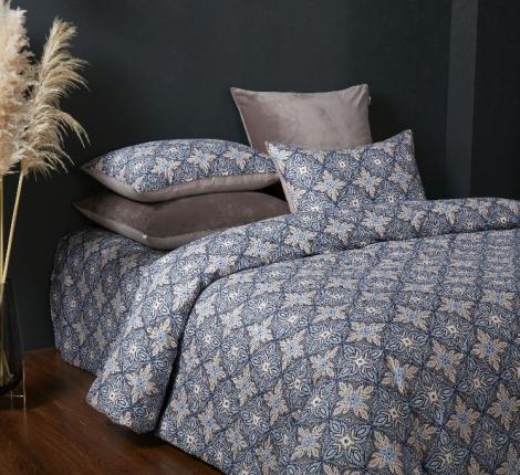 Постельное белье с одеялом "Kazanov.A." Аскания (капучино) Велюр/Egypt Cotton, Семейный