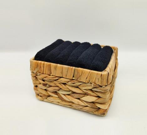 Набор махровых салфеток "Sofi de Marko" Бруна 30х30(6шт), черный