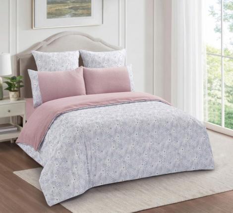 Постельное бельё "KARTEKS" жаккардовый сатин АКВАРЕЛЬ CVP 07, Евро