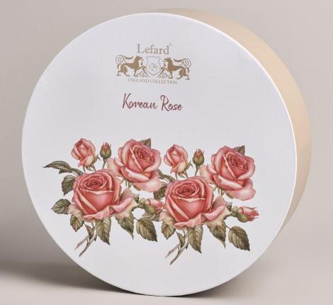 Чайный набор "КОРЕЙСКАЯ РОЗА" на 6 персон, 12 предметов (300 мл)