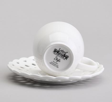 Чайный набор "STYLE" 441-037 на 6 персон, 12 предметов (220 мл)