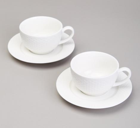 Чайный набор "INFINITY" на 2 персоны, 4 предметов (230 мл)