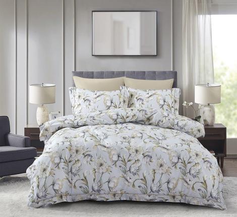 Постельное белье "Asabella" 2345-6 Сатин, Евро