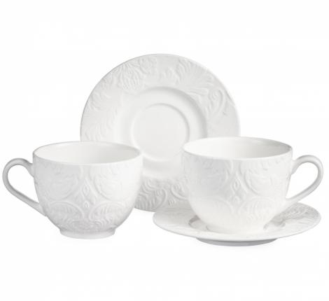 Чайный набор "MUSE" на 2 персоны, 4 предмета (230 мл)