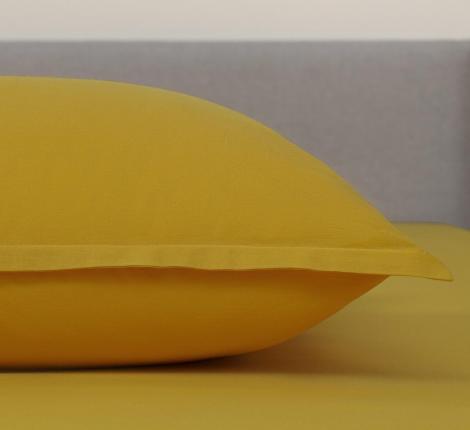 Постельное белье "Sofi de Marko" Саммер (горчичный) Варёный хлопок, Евро