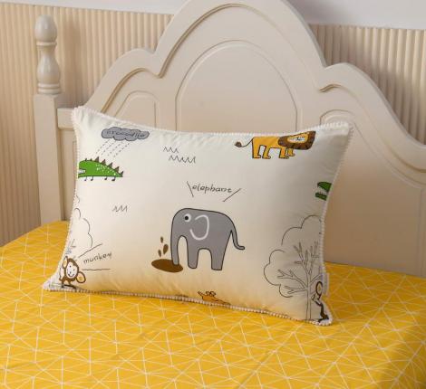 Постельное белье с одеялом детское "Sofi de Marko" Africa (желтый) Сатин, 1,5 спальный