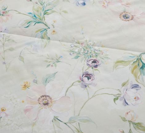 Постельное бельё с одеялом "Asabella" 2337-OSPS Сатин, 1,5 спальный