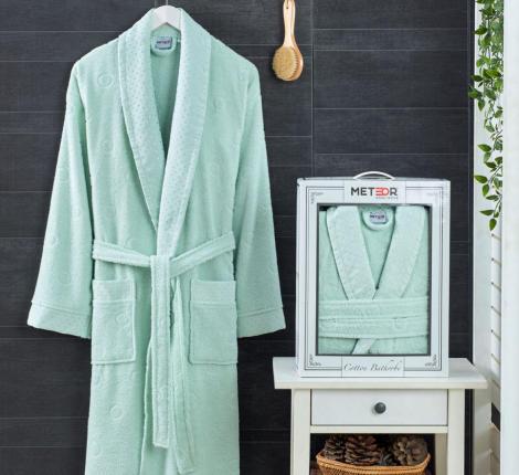 Халат женский METEOR Шалька SIDNEY XL, светло-зелёный