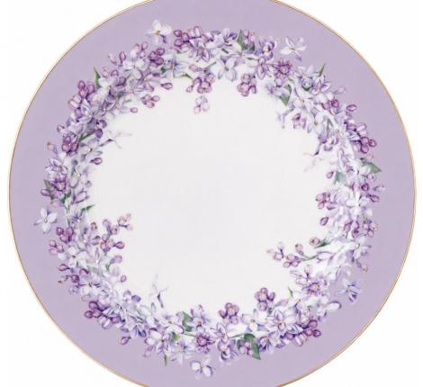 Набор закусочных тарелок 4 штуки "LILAC", диаметр 20,5 см