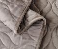 Покрывало "Sofi de Marko" Нобилис (серый) Велюр, 240х280
