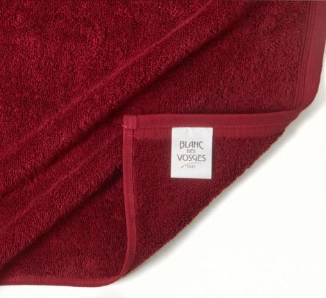 Полотенце махровое "Blanc des Vosges" UNI GRIOTTE (вишневый), 55х110