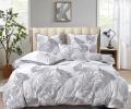 Постельное белье "Sofi de Marko" Агнес (серая) Сатин, 1,5 спальный