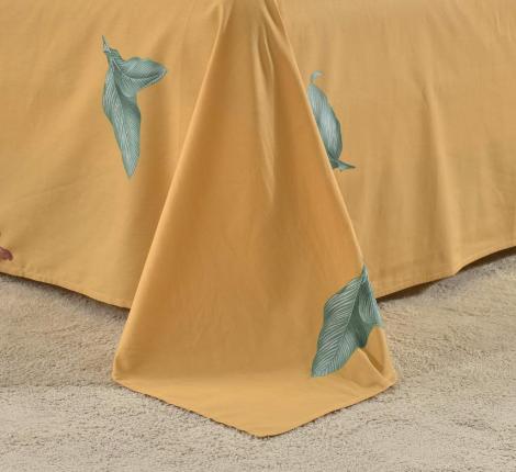 Постельное белье "Sofi de Marko" Элиан (синий) Сатин, 1,5 спальный