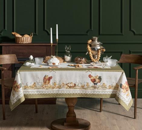 Скатерть с пропиткой "ЗОЛОТАЯ КУРОЧКА", 140х180 см
