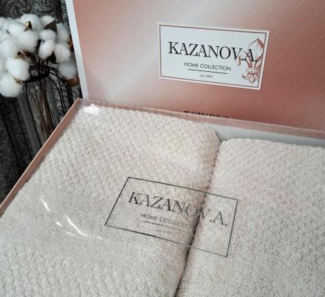 Комплект махровых полотенец "Kazanov.A." Gabriel (крем), 50х90+70х140