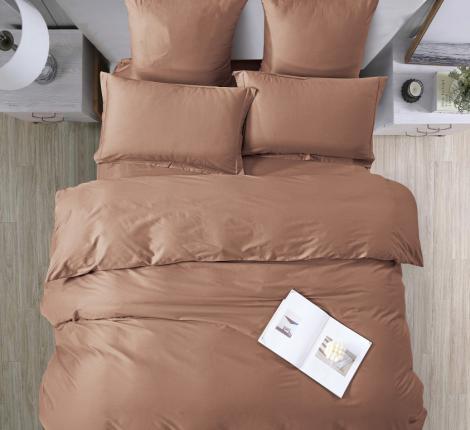 Постельное бельё "KARTEKS" Сатин однотонный SKO-026, Евро