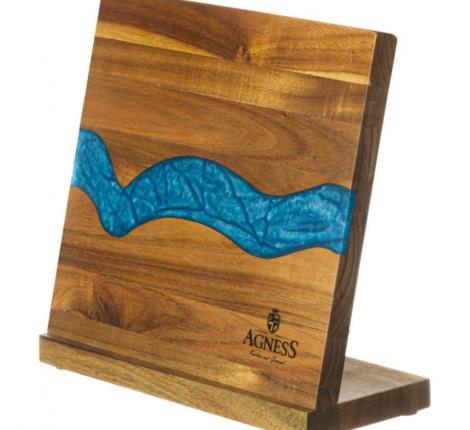 Набор кухонных ножей "AGNESS" с магнитным держателем 911-787, 5 предметов