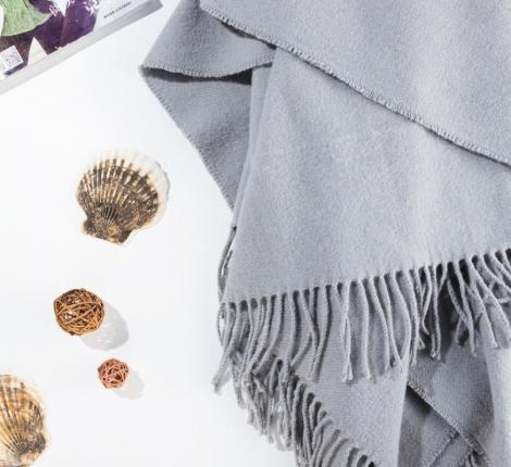 Плед PS50-2 (50% шерсть 50% полиэстер), 140х200