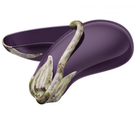 Блюдо для запекания с крышкой "БАКЛАЖАН", 1000 мл