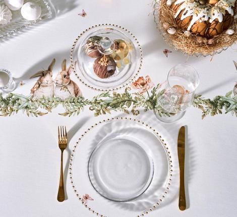 Скатерть с пропиткой LEFARD "SENSE" 175х300 см, зелёный