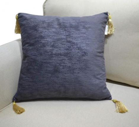 Наволочка декоративная "Sofi de Marko" Эстер (серая) Жаккард, 45х45