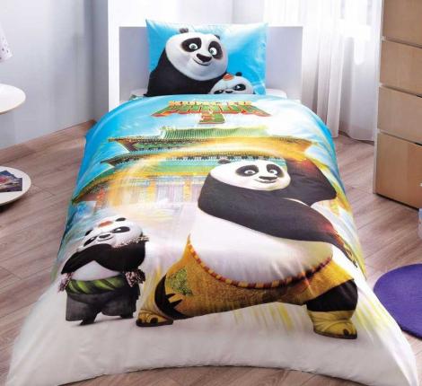 Постельное белье &quot;TAC&quot; детское Kung Fu Panda Movie, 1,5 спальный.