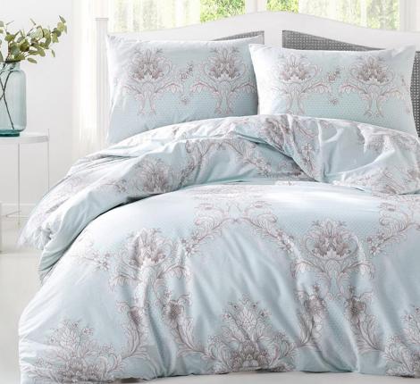 Постельное бельё Ecosse Ranforce "ELEGANCE AQUA", 1.5 спальный