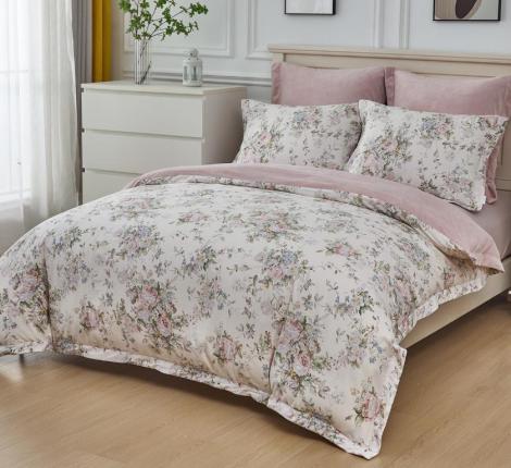 Постельное белье "Sofi de Marko" Джули №4 Велюр/Сатин, Евро