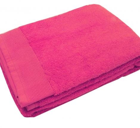 Полотенце махровое "Blanc des Vosges" UNI FUCHSIA (ярко-розовый), 40х60