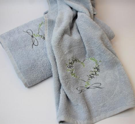 Набор махровых полотенец &quot;KARTREKS&quot; 2шт (50х90, 70х140) ROMANTIK 57.009