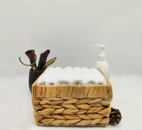 Набор махровых салфеток "Sofi de Marko" Бруна 30х30(6шт), белый