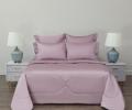 Постельное белье с одеялом "Sofi de Marko" Premium Mako (лиловый) Сатин ДеЛюкс, Евро