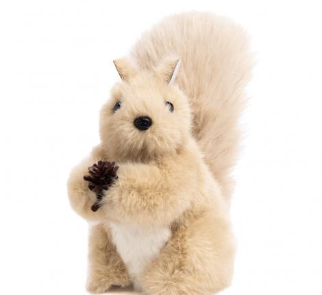 Белка с шишкой "GOODWILL" (кремовый), высота 20 см