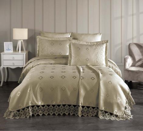 Гоб. покрывало DO&CO с гипюром  240х260 (навол. 50x70 2 шт.) IPEK