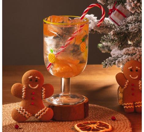 Набор бокалов для вина 2 штуки "FRUITY PINEAPPLE", 350 мл