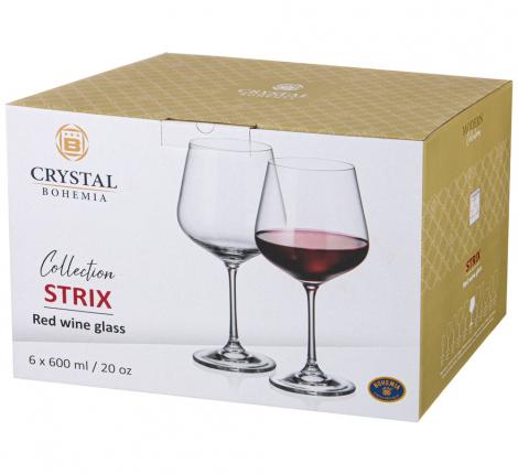 Набор бокалов для вина 6 штук &quot;DORA/STRIX&quot; 600 мл