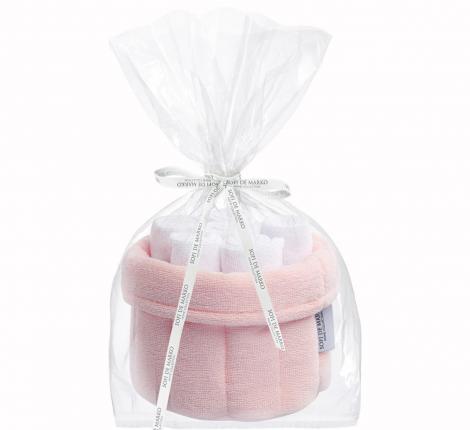 Набор махровых полотенец "Sofi de Marko" Donna (розовый), 30х30-6шт.