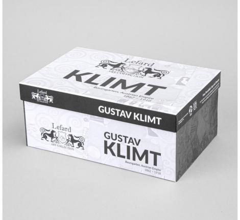 Чайная пара "ДАМА С ВЕЕРОМ" (Г. КЛИМТ), 250 мл