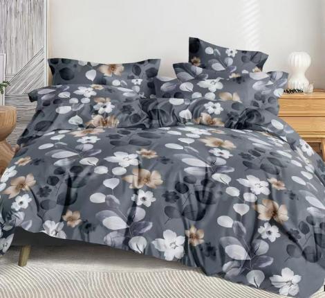 Постельное бельё "Cleo" Art Color 41/168-AC Полисатин, Семейный