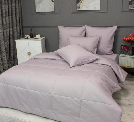 Постельное белье с одеялом "Kazanov.A." Шеффилд (пыльная лаванда) Сатин, Семейный