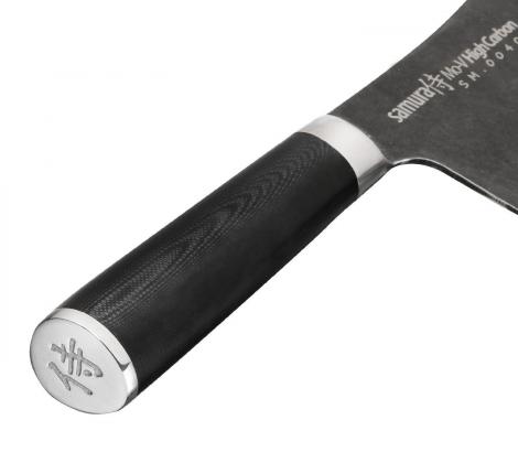 Топорик кухонный "Samura Mo-V Stonewash" 180 мм, G-10