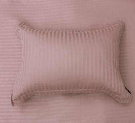 Постельное белье "Sofi de Marko" Моне (чайная роза) Страйп Сатин, 1,5 спальный